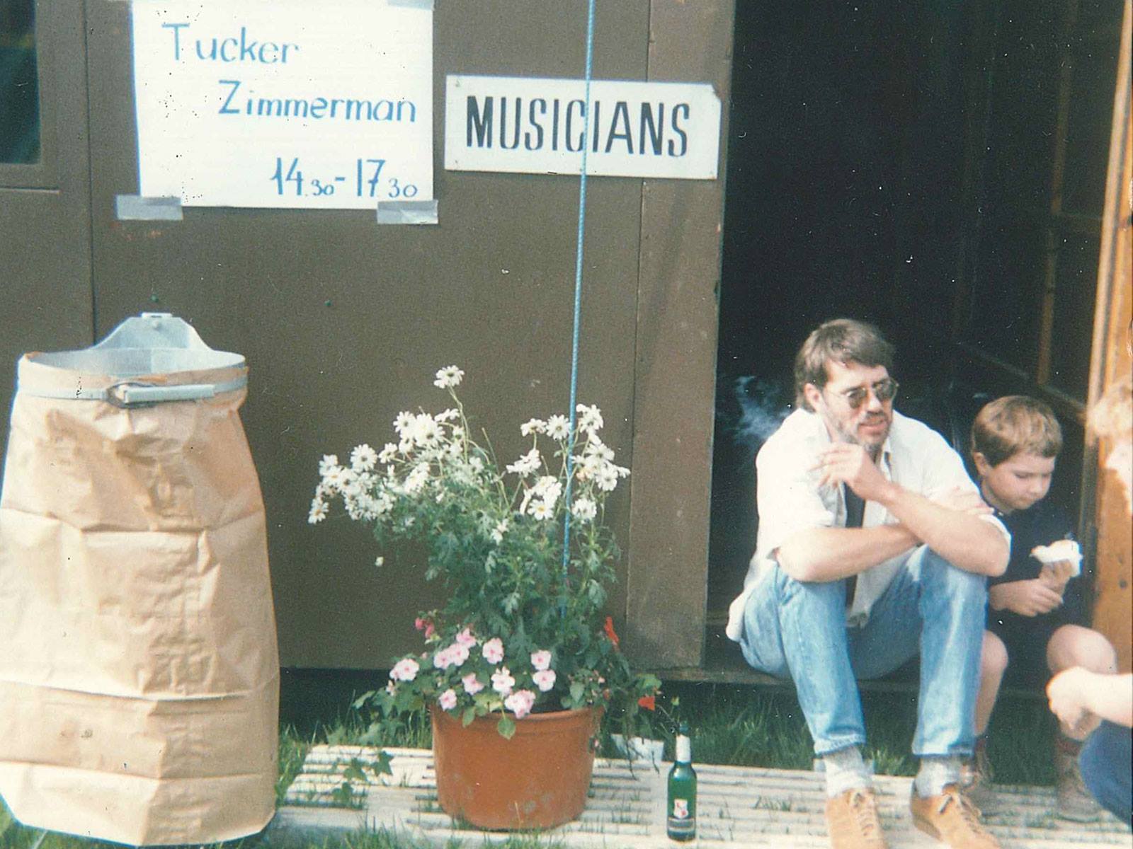 Tucker Zimmerman en 1984 au Festival de Roskilde
